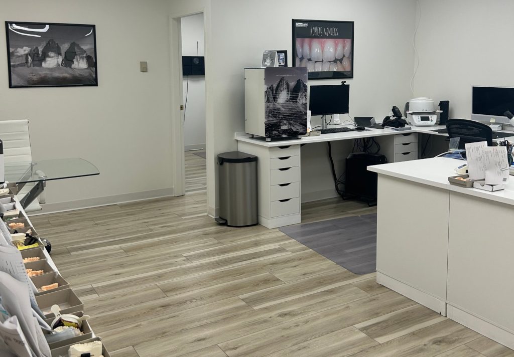 The Sidney Dental Lab Interior Office Area with Dental Equipment